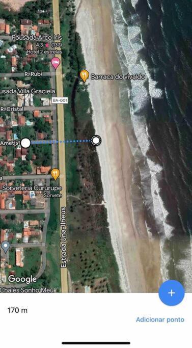 Casa A 170M Da Praia Com Vista Para O Mar Ilheus Luaran gambar